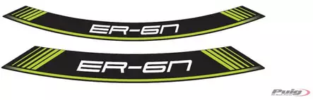 Puig Kit 8 Rim Strips Er6 C/Green - Duell MP varaosat ja tarvikkeet - 90761 - 1