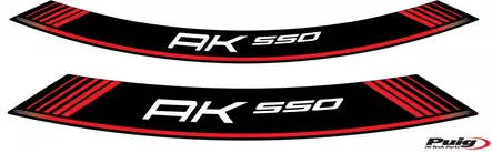 Puig Kit 8 Rim Strips Kymco Ak550 C/Red - Duell MP varaosat ja tarvikkeet - 91071 - 1