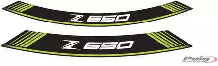 Puig Kit 8 Rim Strips Z650 C/Green - Duell MP varaosat ja tarvikkeet - 90981 - 1