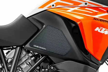 Puig Lateral Tank Pads Ktm C/Black - Duell MP varaosat ja tarvikkeet - 99751 - 1