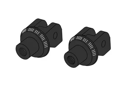 Puig Pair Footrest Fixation Pilot Cfmoto 450 Nk 23- - Duell MP varaosat ja tarvikkeet - 96951 - 1