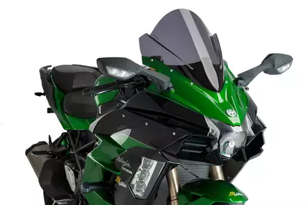 Puig Racing Screen Kawasaki Ninja H2 Sx 18' C/Dark Smok - Duell MP varaosat ja tarvikkeet - 90341 - 1