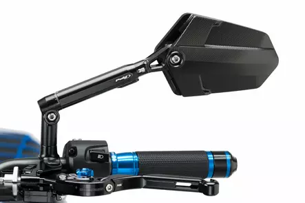 Puig Rear Mirror Mod. Explorer Homolog. Left C/Black-Bl - Duell MP varaosat ja tarvikkeet - 99681 - 1