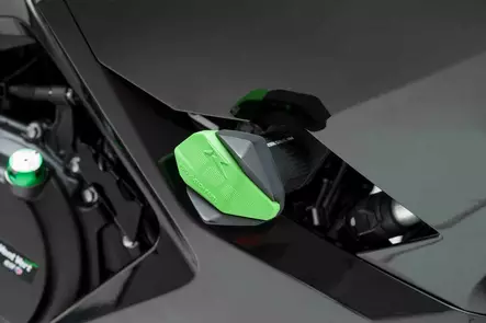 Puig spare rubbers for crash pads R12 C/Green - Duell MP varaosat ja tarvikkeet - 92491 - 1