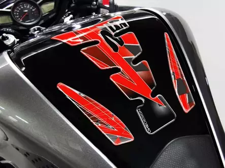 Puig Tank Pad Mod.Wings Ninja C/Red-Black - Duell MP varaosat ja tarvikkeet - 93901 - 1
