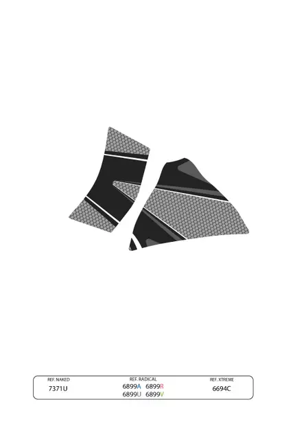 Puig Yoke Protector Kawasaki Z800 13-16' C/Grey - Duell MP varaosat ja tarvikkeet - 91391 - 1