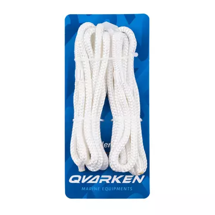 Qvarken Lepuuttajaköysi 6mm 1.5m valkoinen 2kpl - Duell venetarvikkeet - 139721 - 1