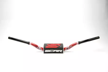 Scar Handlebar O² COLOR Ø28,6 (1 1/8”) - McGrath/Short Ktm - RED Bar - BLACK Ba - Duell MP varaosat ja tarvikkeet - 75531 - 1