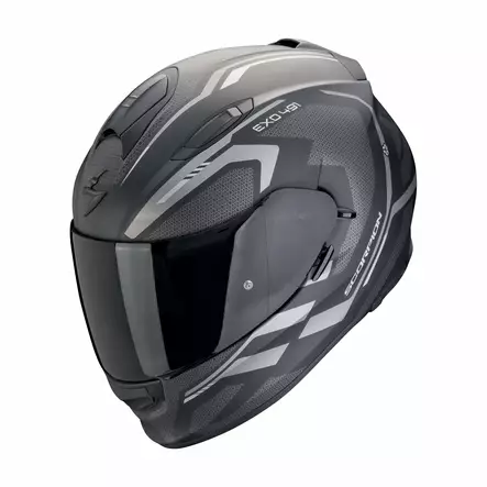SCORPION Kypärä EXO-491 KRIPTA Mattamusta-Hopea, L - Duell ajovarusteet - 50991 - 1
