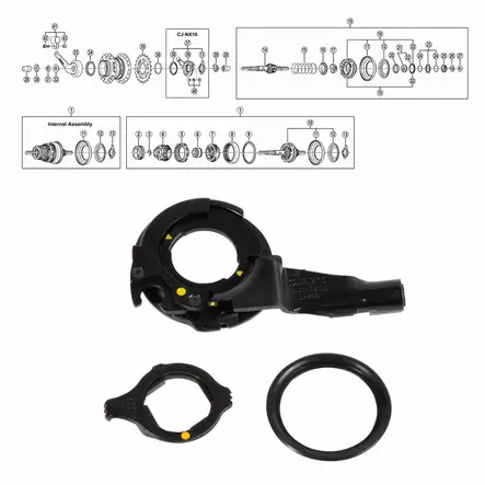 SHIMANO NEXUS 7-V (SG-7C22/25/26/30) vaihdevarsisarja - Duell polkupyörien varaosat ja tarvikkeet - 52931 - 1
