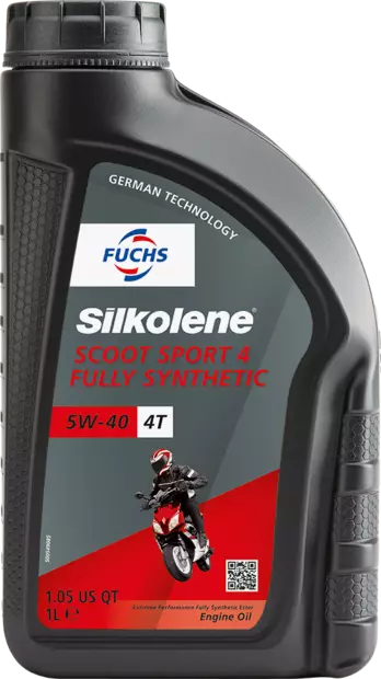 Silkolene Scoot Sport 4 5W-40 1L (10) - Duell öljyt ja muut nesteet - 63101 - 1