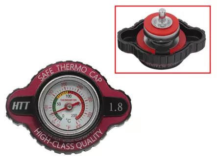 Sixty5 Radiator Cap with temp cauge 1.8bar Ho/Ka/Su/Ya - Duell MP varaosat ja tarvikkeet - 86651 - 1