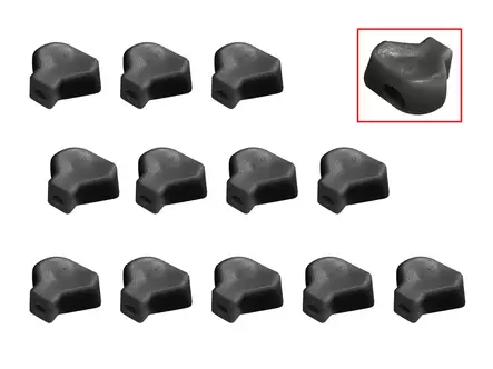 Sno-X Liukunasta teflon Polaris / 12kpl - Duell MK varaosat ja tarvikkeet - 24321 - 1