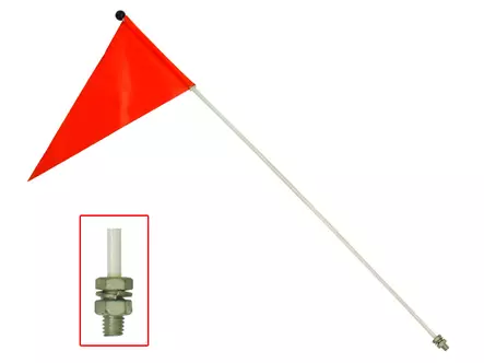 Sno-X Turvallisuus/Huomio lippu - Duell MK varaosat ja tarvikkeet - 21091 - 1