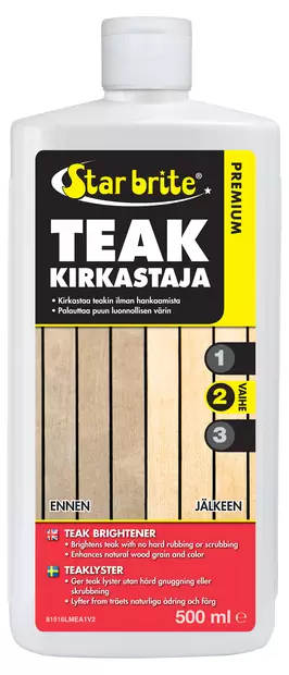 Star brite Teakin kirkaste 500ml - Duell venetarvikkeet - 132451 - 1