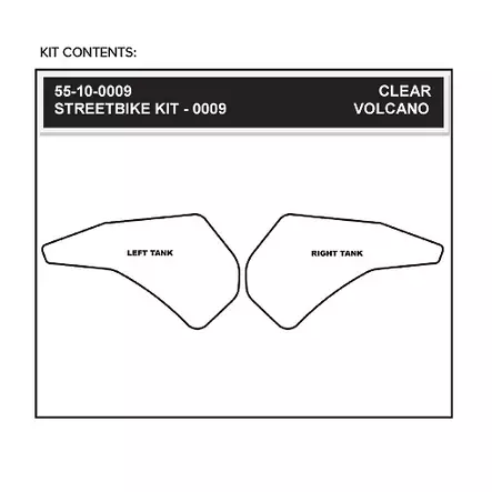 Stompgrip Universal Sheet - Volcano : Clear - Duell MP varaosat ja tarvikkeet - 116621 - 1