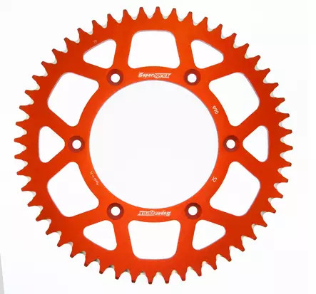 Supersprox Alu Takaratas KTM/Husqv./Husab. Oranssi 45 - Duell MP varaosat ja tarvikkeet - 118981 - 1