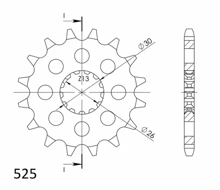 Supersprox Eturatas 1183.18 - Duell MP varaosat ja tarvikkeet - 119901 - 1