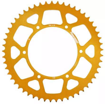 Supersprox Takaratas, Kulta, 53 hammasta (420), Ø108mm, Aprilia 14-, Derbi 10- - Duell mopojen varaosat ja tarvikkeet - 119671 - 1