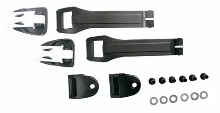 TCX COMP Junior Strap kit black/white 2pcs - Duell ajovarusteet - 47401 - 1