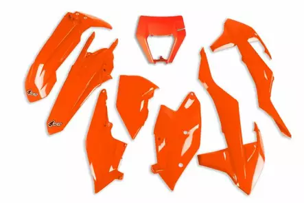UFO Muovisarja 6-osainen Fluo Orange KTM EXC/EXC-F 125-450 17-19 - Duell MP varaosat ja tarvikkeet - 47911 - 1