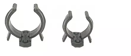 Venehaan kiinnike 34/45mm musta (10-pakkaus) - Duell venetarvikkeet - 5971 - 1