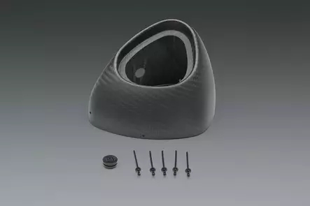 Yoshimura ALPHA / ALPHA T REPLACEMENT END CAP KIT 2" FLARED MATTE - Duell MP varaosat ja tarvikkeet - 112411 - 1