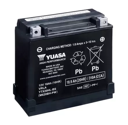 Yuasa akku YTX20HL-BS-PW (cp) with acid pack tt - Duell muut varaosat ja tarvikkeet - 131111 - 1