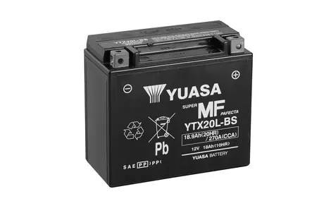 Yuasa akku YTX20L(WC) hapotettu (4) - Duell muut varaosat ja tarvikkeet - 131801 - 1