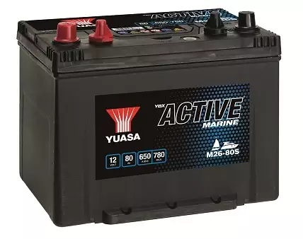 Yuasa M26-80S Active Marine Battery 12V 80Ah 600A (18) - Duell muut varaosat ja tarvikkeet - 131981 - 1