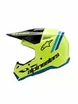 Alpinestars Kypärä SM3 Nuorten Radium Keltainen Fluo/Musta/Sininen, YL 52-53cm - Duell ajovarusteet - 36441 - 1