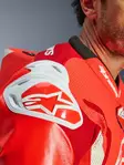 Alpinestars Nahkapuku 1-pcs GP Tech v5 Fluo Punainen/Valkoinen, 52 - Duell ajovarusteet - 40431 - 1