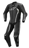 Alpinestars Nahkapuku 1-pcs Missile v2 Musta/Valkoinen 56 - Duell ajovarusteet - 40461 - 1