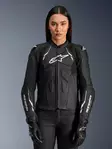 Alpinestars Nahkatakki Naisten Dusk Musta/Valkoinen, 42 - Duell ajovarusteet - 40551 - 1