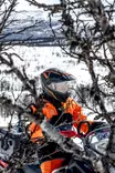 AMOQ Ballast kypärä sähkövisiirillä Musta/Oranssi, M - Duell ajovarusteet - 52181 - 1