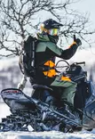 AMOQ Conquer 25L Reppu Musta/Oranssi - Duell ajovarusteet - 52171 - 1