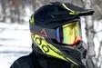 AMOQ Meteor V2 Kypärä Musta/HiVis, M - Duell ajovarusteet - 52861 - 1