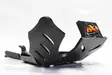 AXP Xtrem HDPE Skid Plate Black KTM EXC250/EXC300/XCW250/XCW300 17-23 - Duell MP varaosat ja tarvikkeet - 86721 - 1