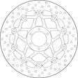 Brembo Serie Oro jarrulevy kelluva - Duell MP varaosat ja tarvikkeet - 121431 - 1
