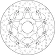Brembo Serie Oro jarrulevy kelluva - Duell MP varaosat ja tarvikkeet - 121741 - 1