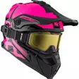 CKX Kypärä + Lasit TITAN Polar Pinkki L - Duell ajovarusteet - 59891 - 1