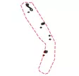 DFK Vasen Ovikiinnike kiinnikesarja CFMoto Zforce 550/800 - Duell ATV varaosat ja tarvikkeet - 29621 - 1