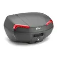 Givi TOPCASE 46L BLACK RIVIERA RED REFLEC. - Duell MP varaosat ja tarvikkeet - 104601 - 1