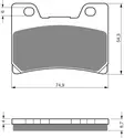GOLDFREN Jarrupalat 045 Ceramic Carbon S3 - Duell MP varaosat ja tarvikkeet - 67171 - 1