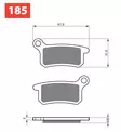 GOLDFREN Jarrupalat 185 Ceramic Carbon K1 - Duell MP varaosat ja tarvikkeet - 68641 - 1