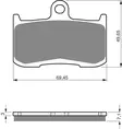 GOLDFREN Jarrupalat 207 Ceramic Carbon S3 - Duell MP varaosat ja tarvikkeet - 67191 - 1
