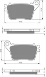 GOLDFREN Jarrupalat 242 Ceramic Carbon S3 - Duell MP varaosat ja tarvikkeet - 67791 - 1