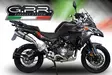 GPR Benelli Trk 502 X 2017/20 e4 EC-Approv. slip-on exhaust GP Evo4 Titanium - Duell MP varaosat ja tarvikkeet - 110951 - 1