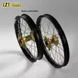 Haan wheel KX65 00- 14-1,60 GOLD HUB/BLACK RIM - Duell MP varaosat ja tarvikkeet - 63911 - 1