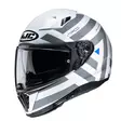 HJC Kypärä I70 Watu Valkoinen/Harmaa MC10, 55-56cm S - Duell ajovarusteet - 56981 - 1